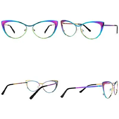 Bingkai Kacamata Logam Emas